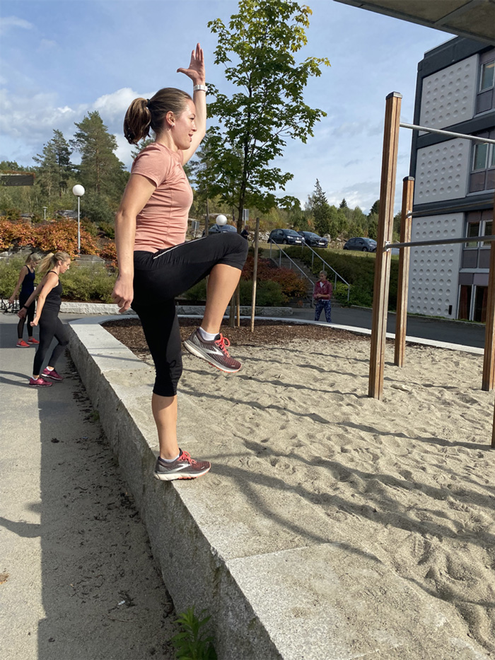 PT Therese på bootcamp
