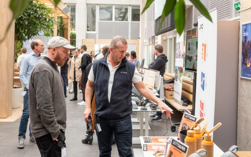 Bedrifter viser frem produkter og tjenester