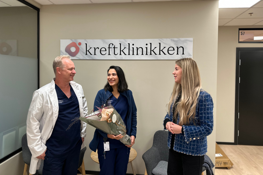 Vi ønsker kreftklinikken hjertelig velkomen til Skullerud Park