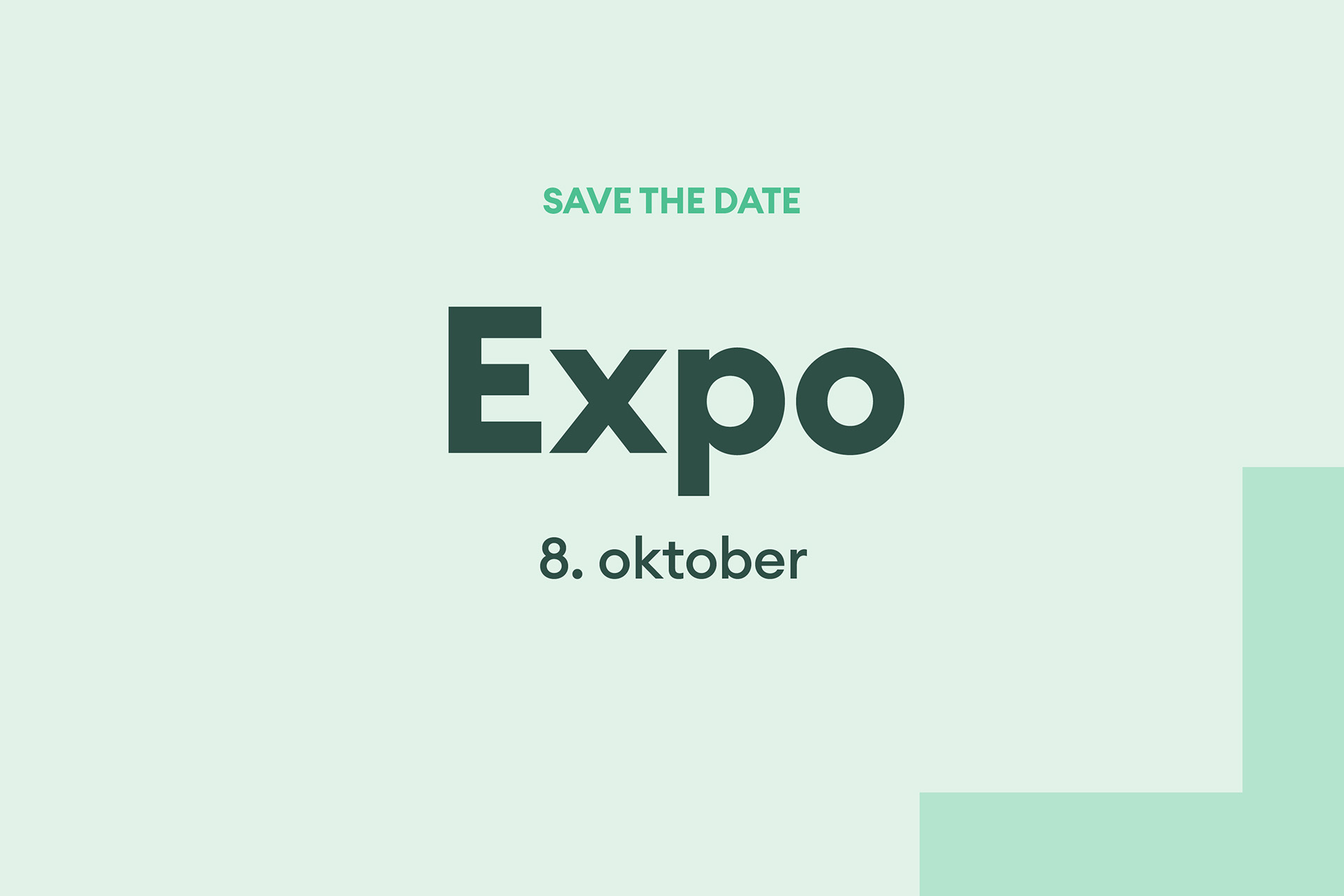 Expo - Save the Date